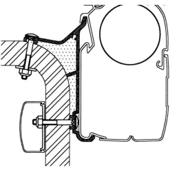 Thule Adapter Hymer B2-Klasse, Länge 4 M