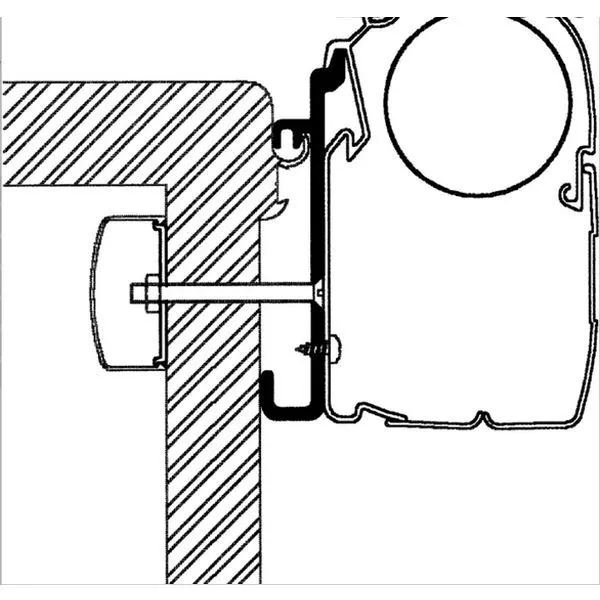 Thule Adapter Rapido Serie 7, 8, 9, Länge 4 M – Bild 2