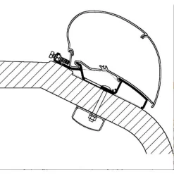Thule Adapter LMC Liberty TI / TEC, Länge 4,5 M