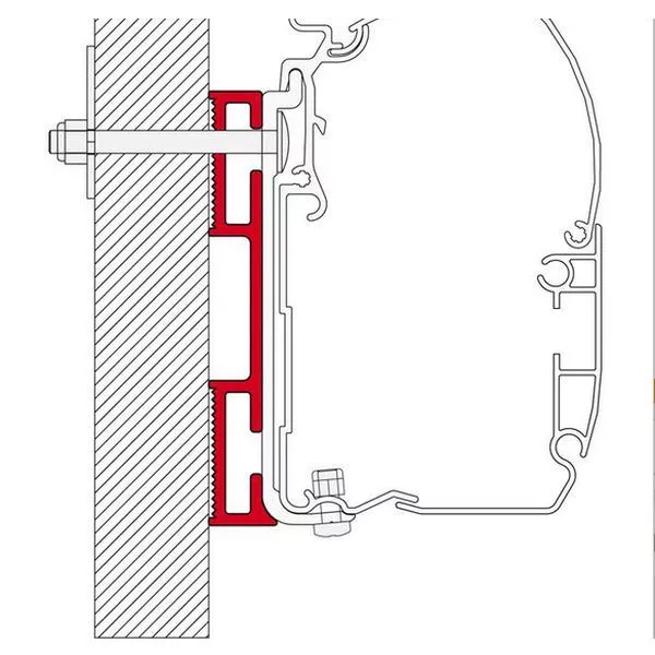 Fiamma D-Adapter, 12 Cm – Bild 2