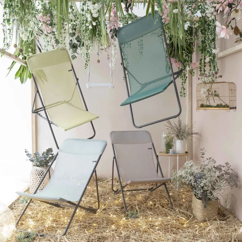 Liegestuhl Lafuma Maxi Transat, Etamine – Bild 6