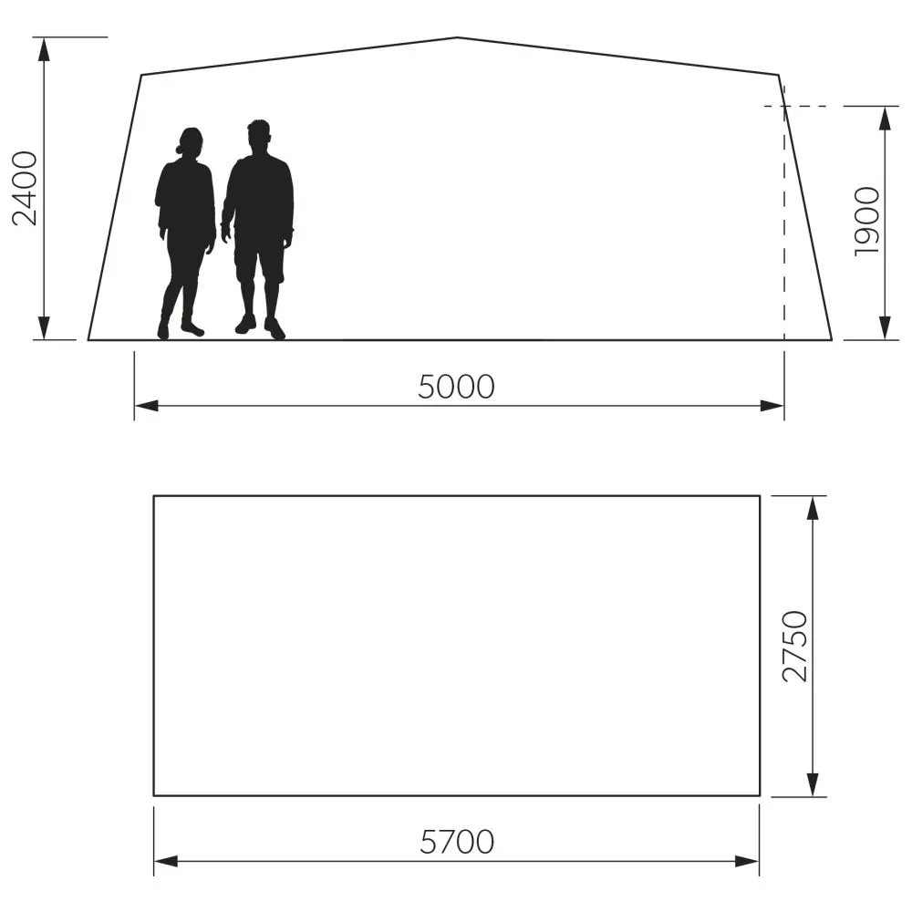 Wohnwagen-Vorzelt Dometic Residence AIR All-Season | Grösse 13 | 950 - 975 – Bild 2