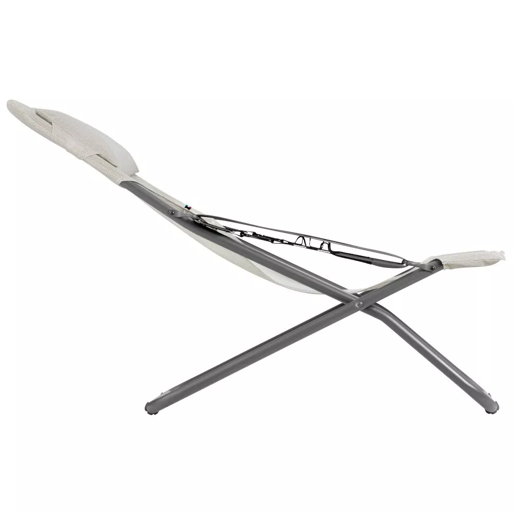 Premium-Liegestuhl Lafuma Transabed, Seigle II – Bild 3