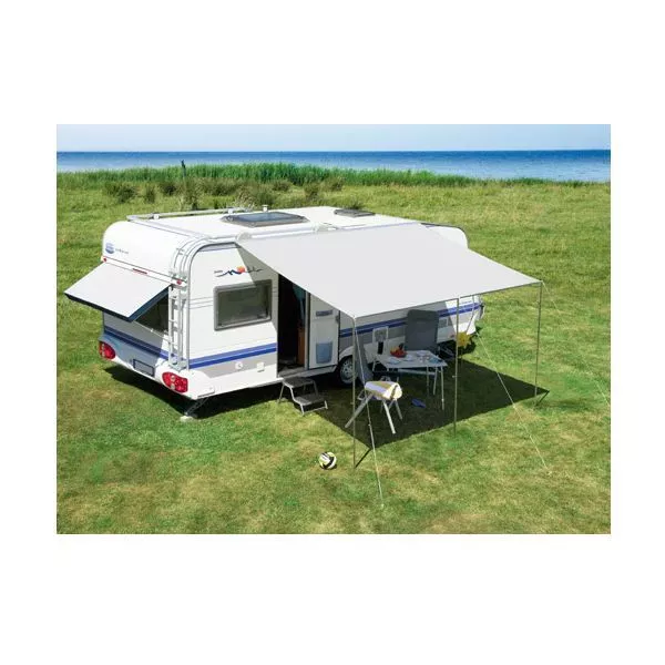 Wohnwagen-Sonnendach DWT Flora, Grösse 4, Hellgrau