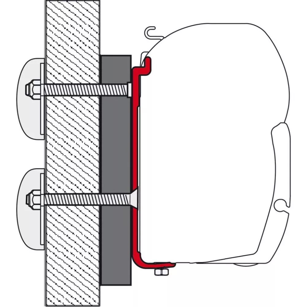 Markisenadapter Fiamma KIT Dethleffs Globebus