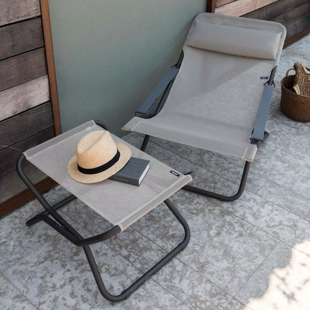 Liegestuhl Lafuma Transabed, Black – Bild 3