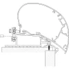 Thule Dachadapter Für Omnistor 6200 / 6300 / 9200 Markisen
