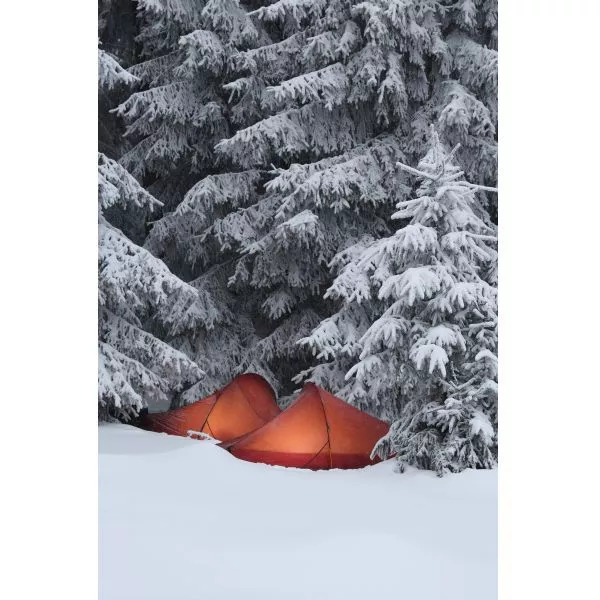 Trekkingzelt Nordisk Telemark 2 LW, Burnt Red – Bild 5